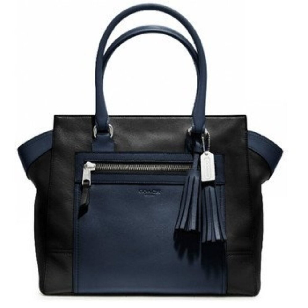 New, Coach Legacy Colorblock Candace Carryall - Picture 4 of 15